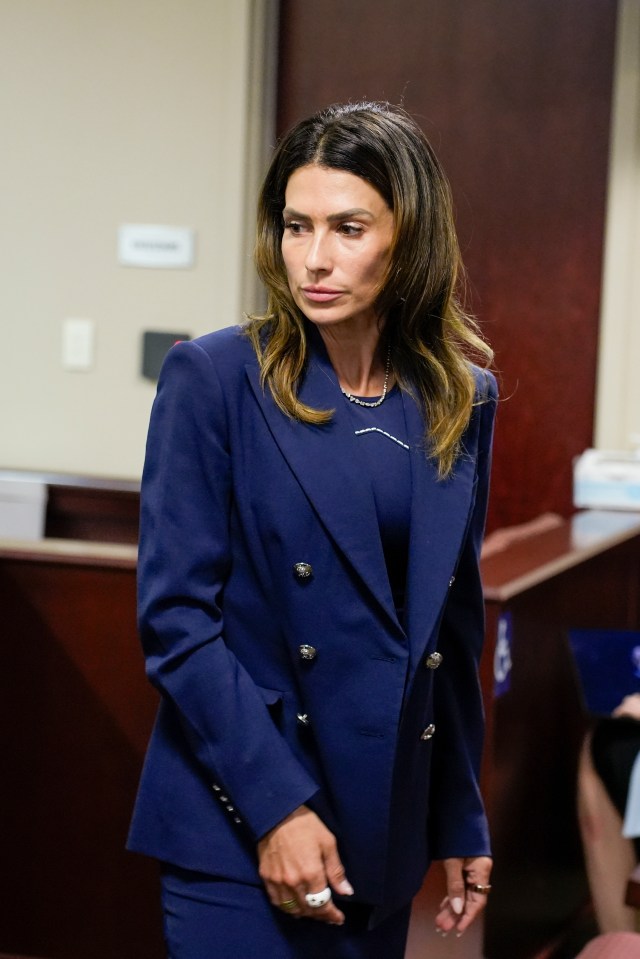 Hilaria Baldwin at Alec Baldwin's manslaughter trial.
