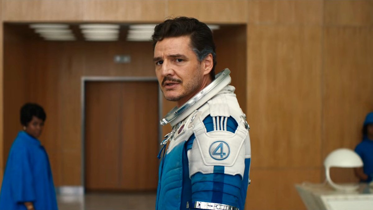 The Fantastic Four first steps trailer Pedro Pascal as Mister Fantastic