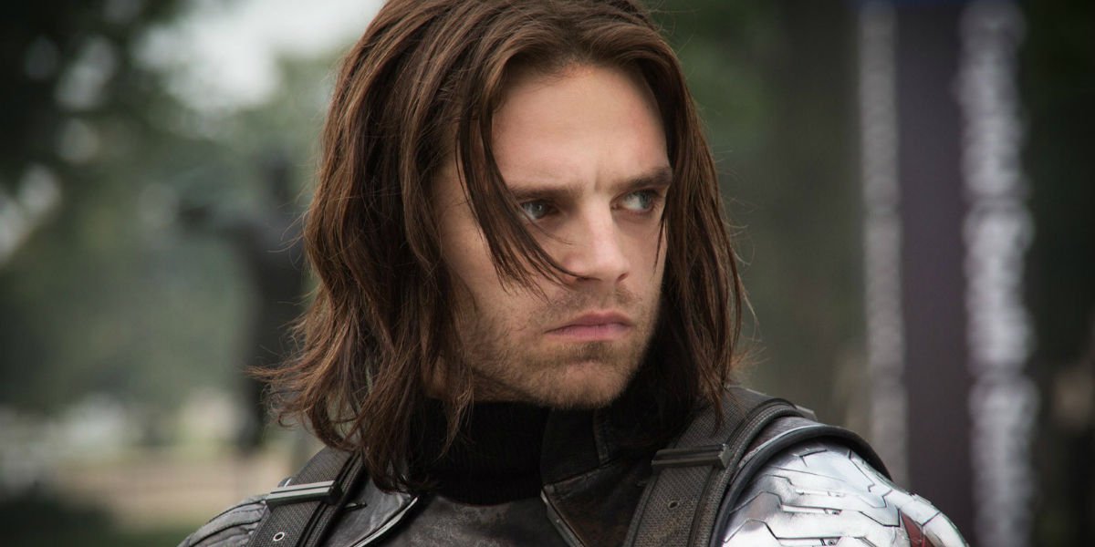 Captain America Civil War Bucky Barnes hair