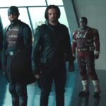 The Thunderbolts* team standing in Avengers Tower