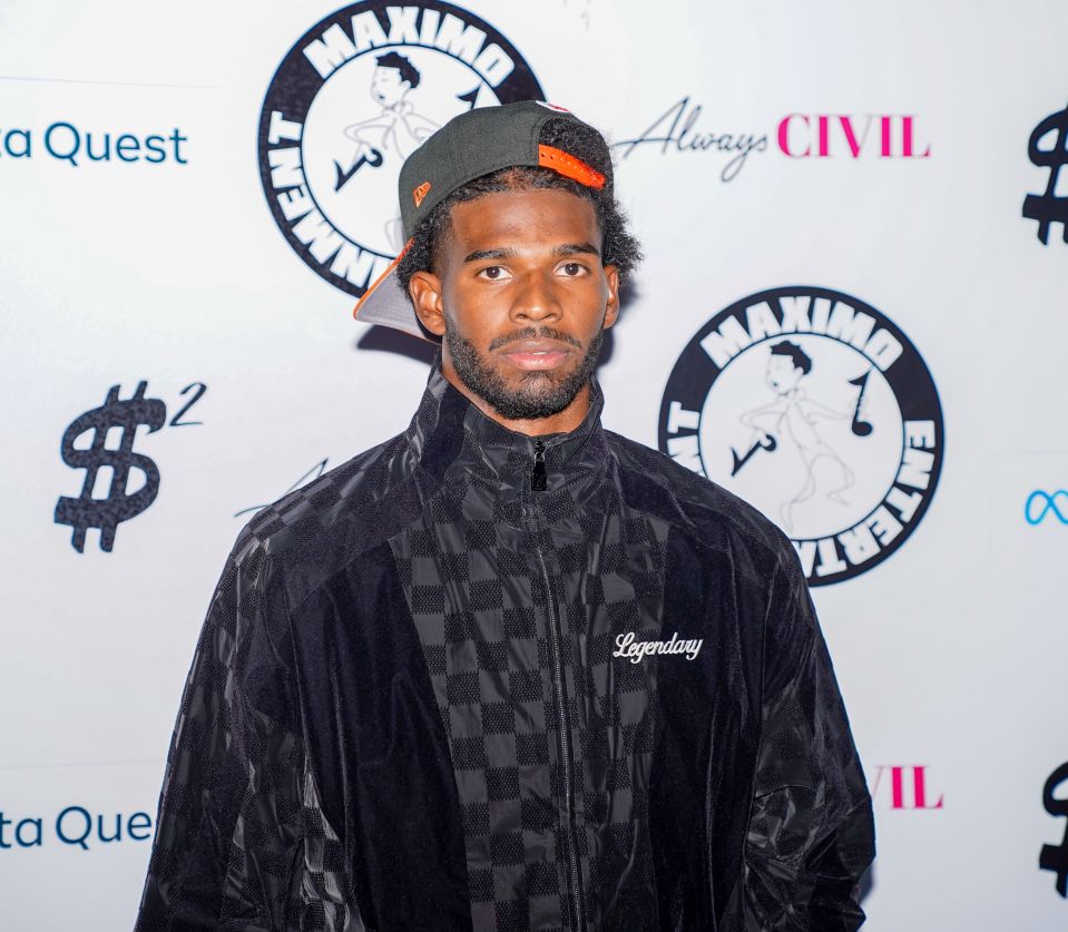 Shedeur Sanders at his 2025 NFL Draft party.