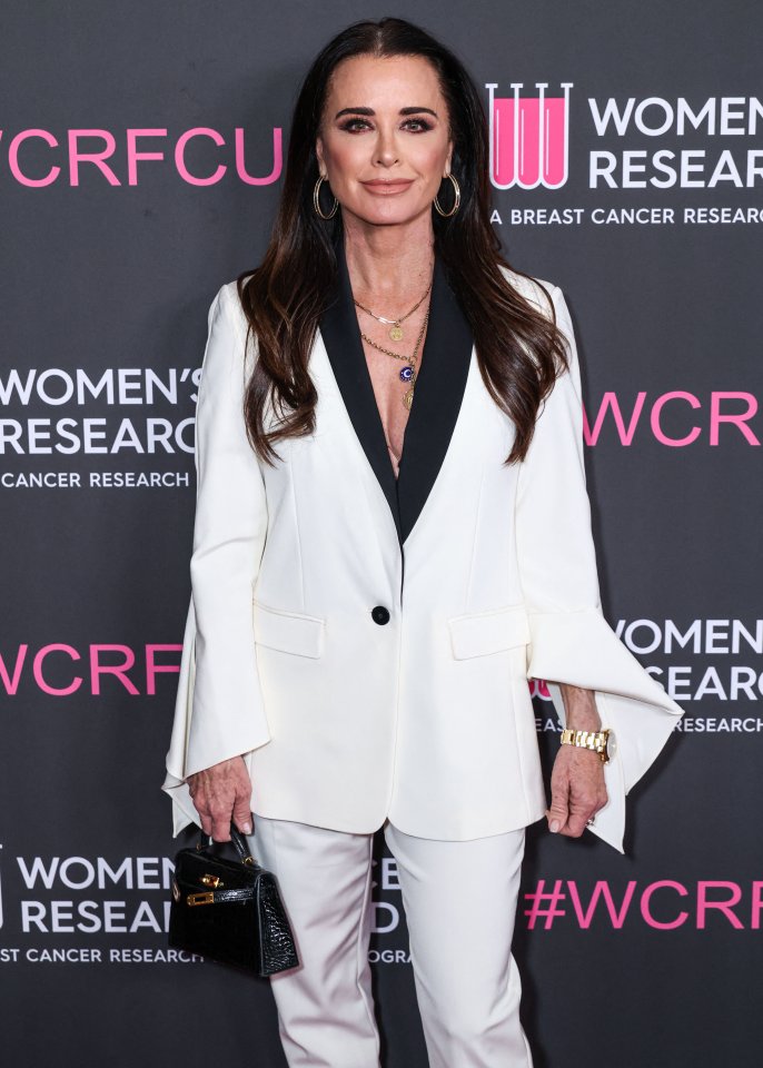 Kyle Richards at a Women's Cancer Research Fund gala.