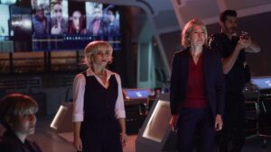 image of unit leader kate lethbridge-stewart and ruby sunday in doctor who