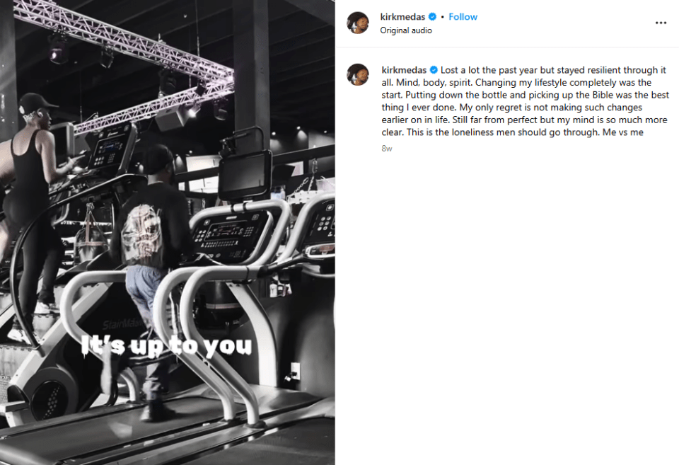 People working out on treadmills in a gym.