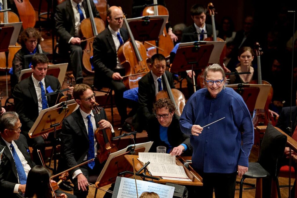 Michael Tilson Thomas conduct's Britten's 'Variations and Fugue on a Theme of Purcell'