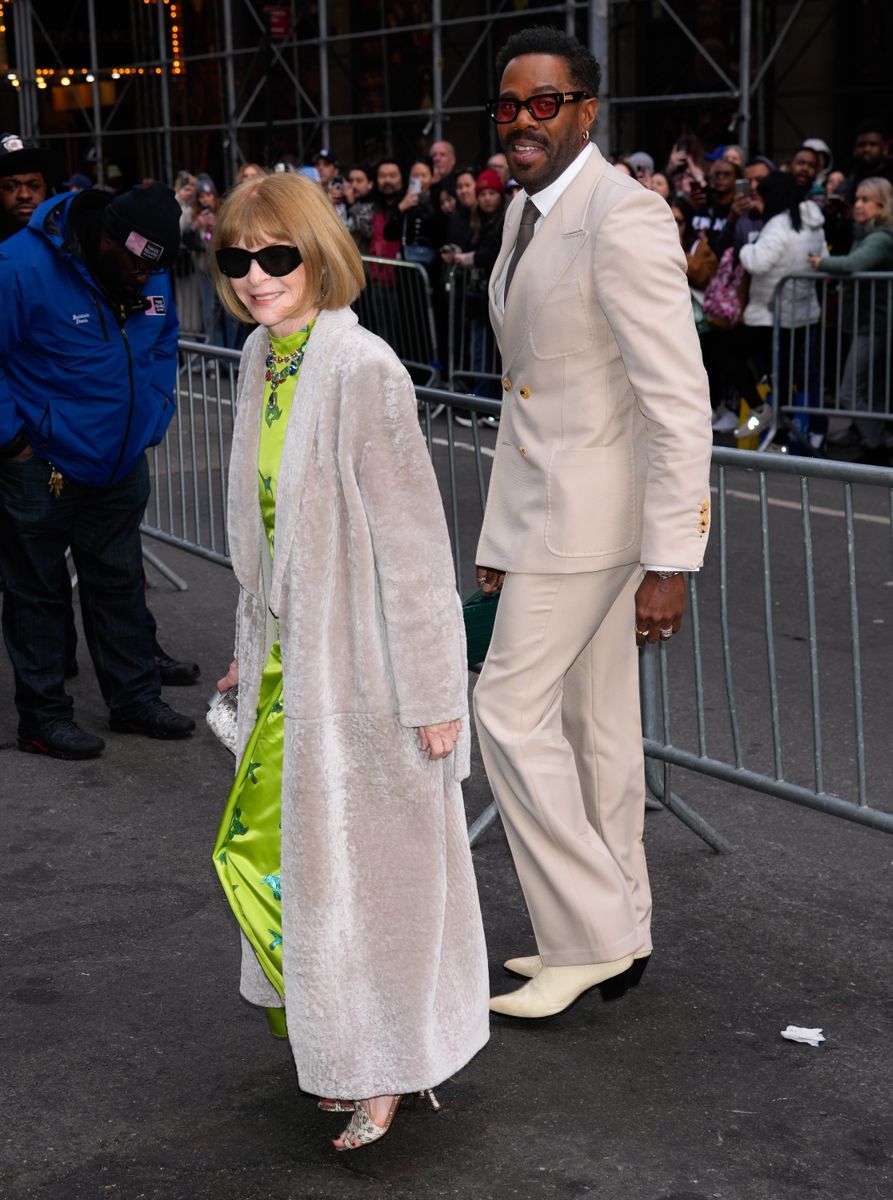 Anna Wintour and Colman Domingo attend "Othello" opening night at the Barrymore Theater in Midtown on March 23, 2025 in New York City.  (Photo by XNY/Star Max/GC Images)