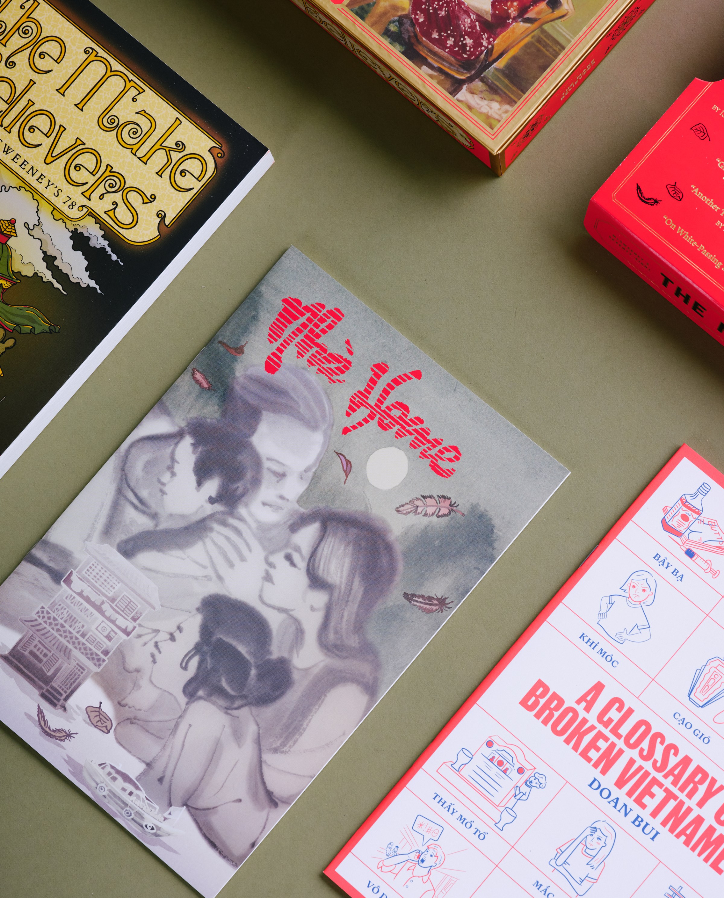 A photo of the booklets inside McSweeney’s Quarterly 78