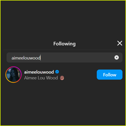 Walton Goggins' follower list