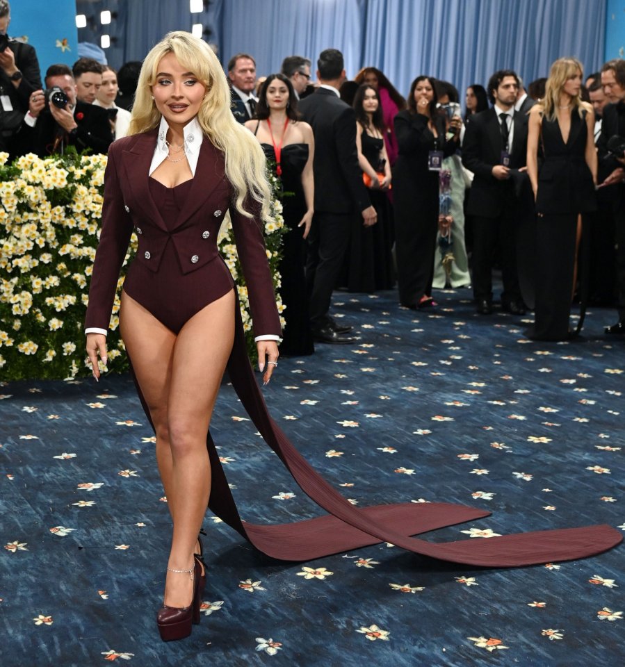 Sabrina Carpenter at the Met Gala 2025.