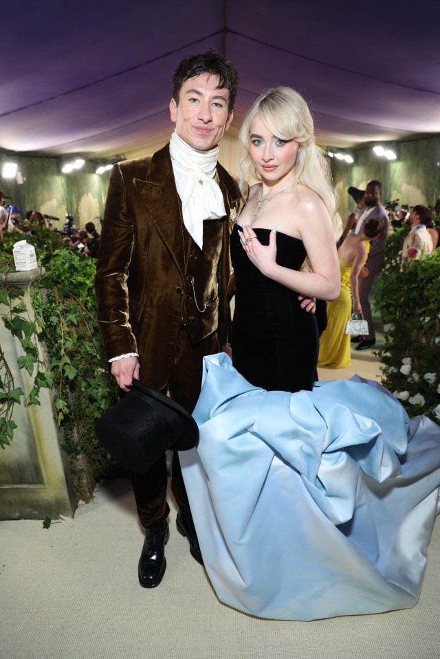 Barry Keoghan and Sabrina Carpenter at the Met Gala.