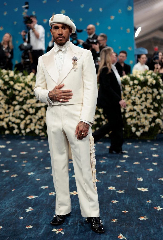 lewis hamilton, met gala 2025
