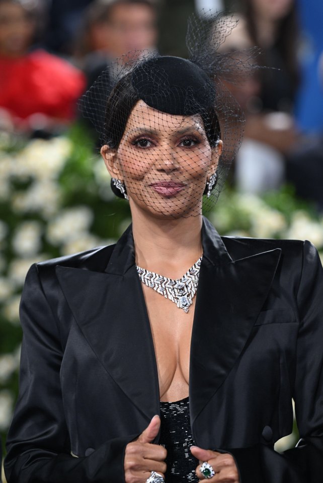 Halle Berry at the 2025 Costume Institute Benefit Gala.