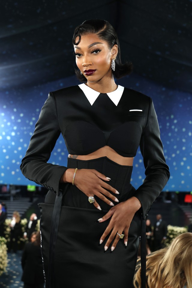 Angel Reese at the Met Gala.