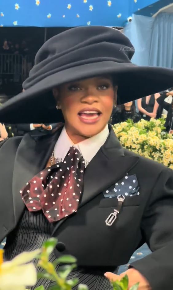 Rihanna at the Met Gala.