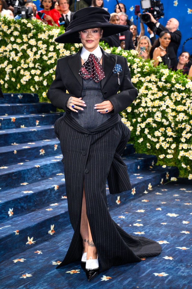 Rihanna at the Met Gala.