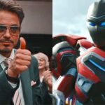 iron man robert downey jr rdj approves and gives ironheart two thumbs up