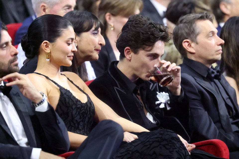 Kylie Jenner and Timothée Chalamet at the 70th David Di Donatello awards.