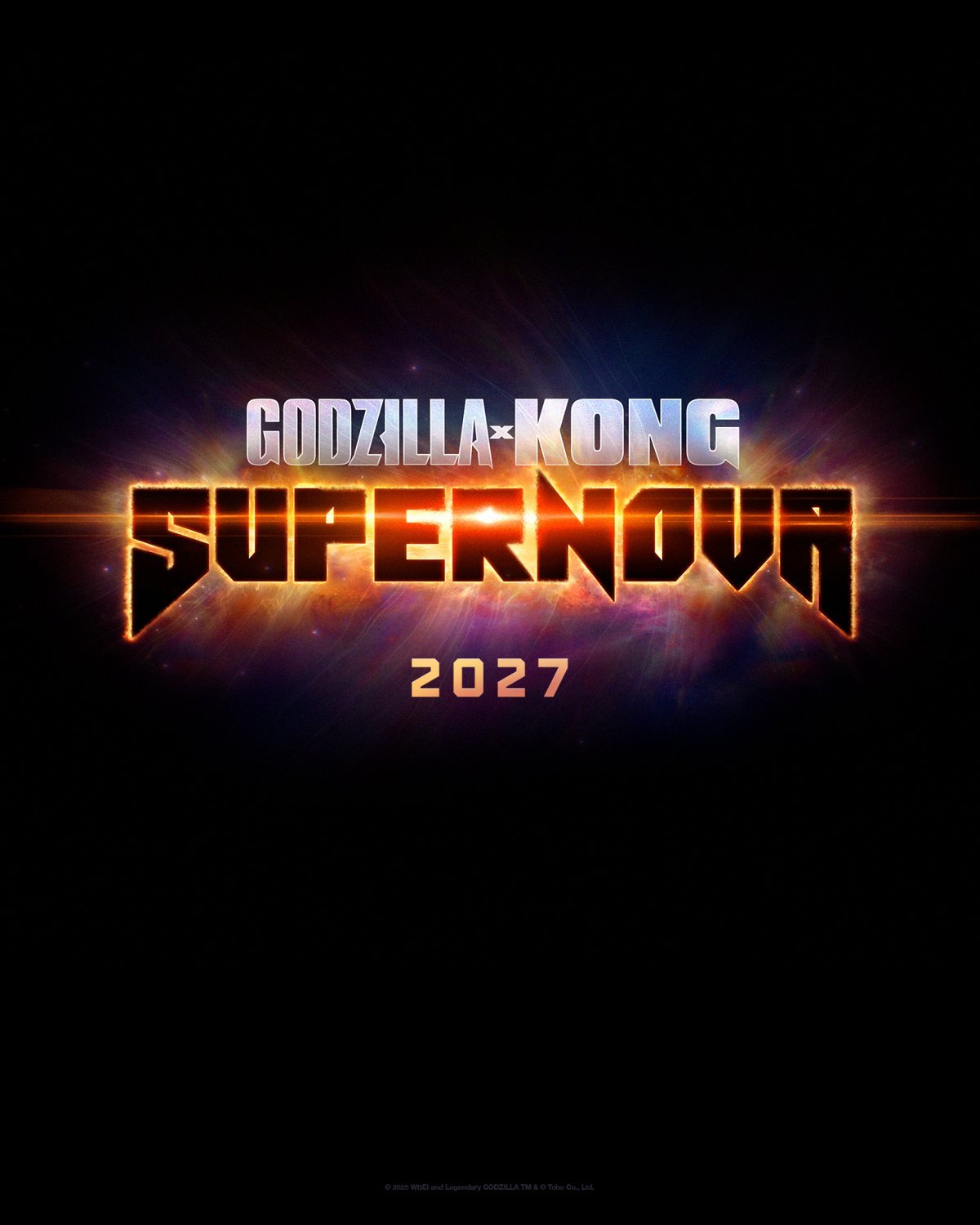 Godzilla x Kong: Supernova title treatment.