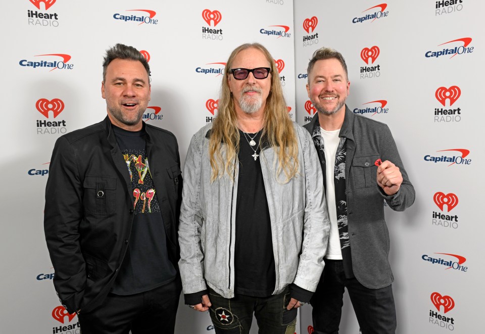 Booker, Jerry Cantrell, and Stryker at the 2024 iHeartRadio ALTer EGO.