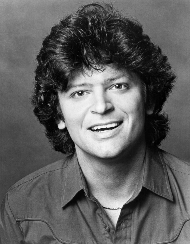 Black and white portrait of Johnny Rodriguez.