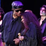 Chaka Khan performs with Stevie Wonder at the 4 Queens concert at the Kia Forum on Sunday, May 11, 2025 in Los Angeles, CA.