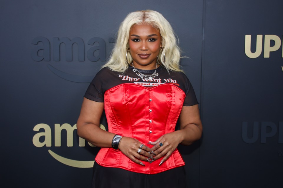 Lizzo at the Amazon Upfront.