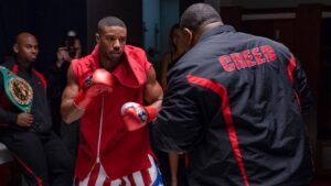 image of adonis creed training at delphi gym in creed ii