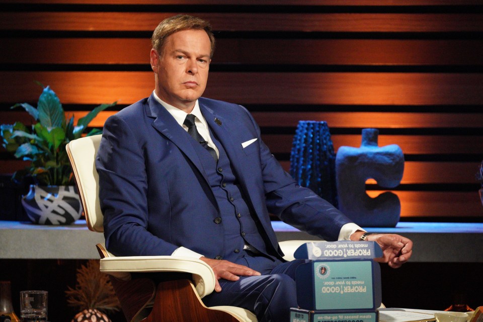 Peter Jones on Shark Tank.