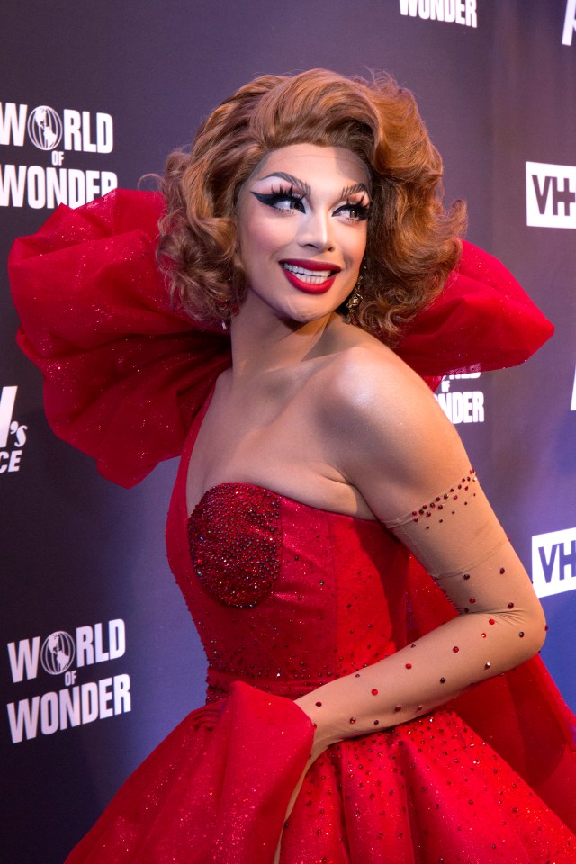 Valentina at the RuPaul's Drag Race Season 9 Finale Viewing Party.