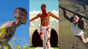 still images from three of the best trailers of 2025