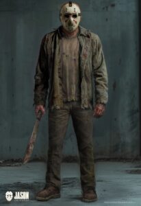 The new, retro look of Jason Voorhees from Friday the 13th.