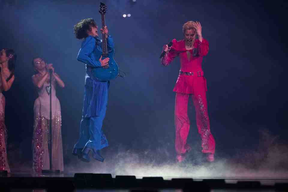 Ziferblat of Ukraine performing at the Eurovision Song Contest.