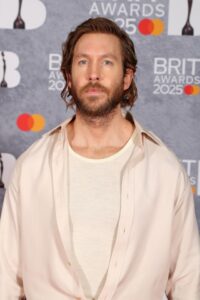 Calvin Harris at the BRIT Awards 2025.