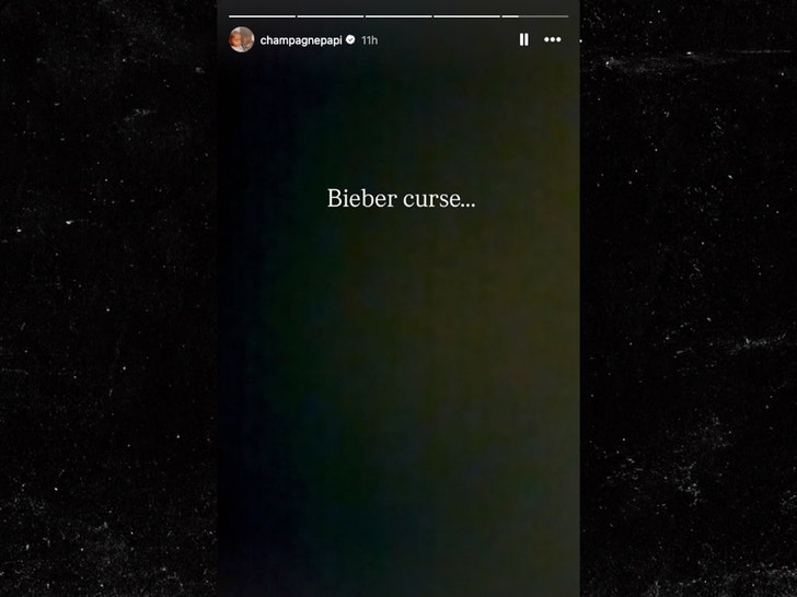 drake on justin bieber toronto maple leafs insta 1