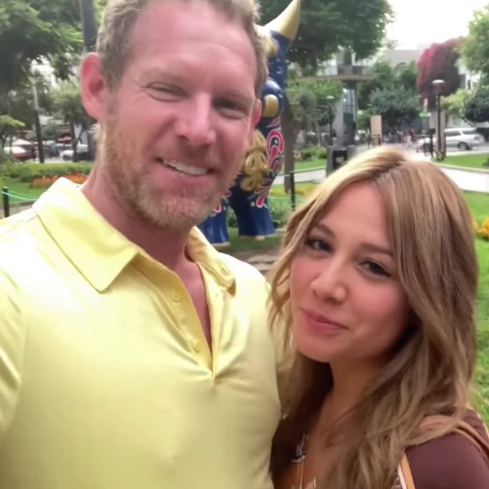 Photo of Ben Rathbun and Mahogany Roca.