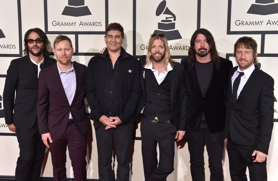 Foo Fighters at the 58th Grammy Awards.