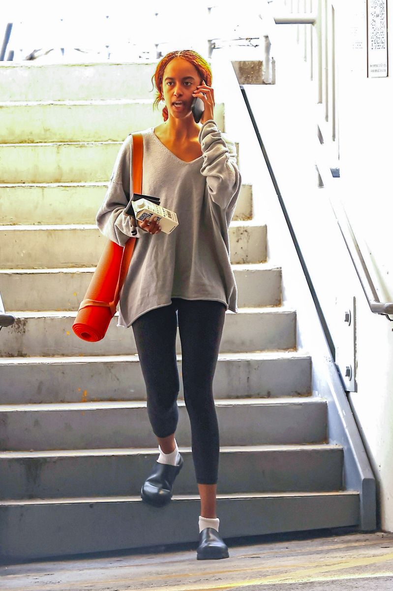 

Malia Obama was spotted heading to a yoga class following accusations from filmmaker Natalie Jasmine Harris, who claimed scenes in Malia's Nike commercial closely resembled those from her indie short film.
