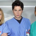 Zach Braff and the cast of Scubs.