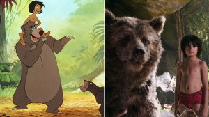 L-R: 'The Jungle Book' (1967) and 'The Jungle Book'  (2016)