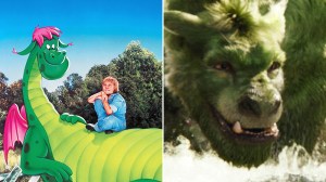 L-R: 'Pete's Dragon' (1977) and 'Pete's Dragon' (2016)