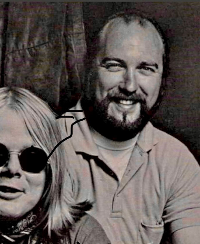 Black and white photo of a man and woman.