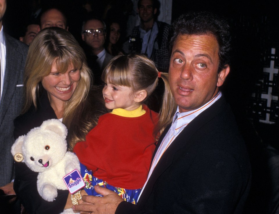 Christie Brinkley, Billy Joel, and their daughter Alexa Ray Joel at a circus performance.