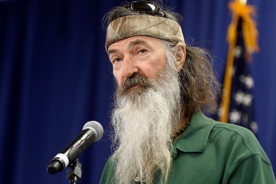 Phil Robertson of Duck Dynasty.