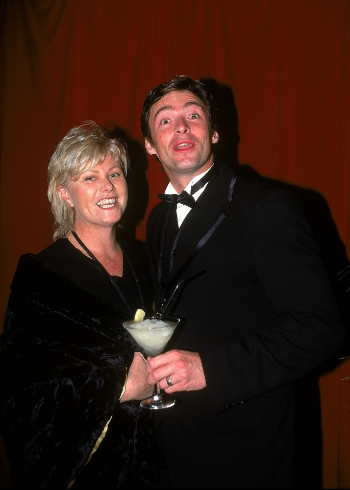 Hugh Jackman and Deborra-Lee Furness at an event.