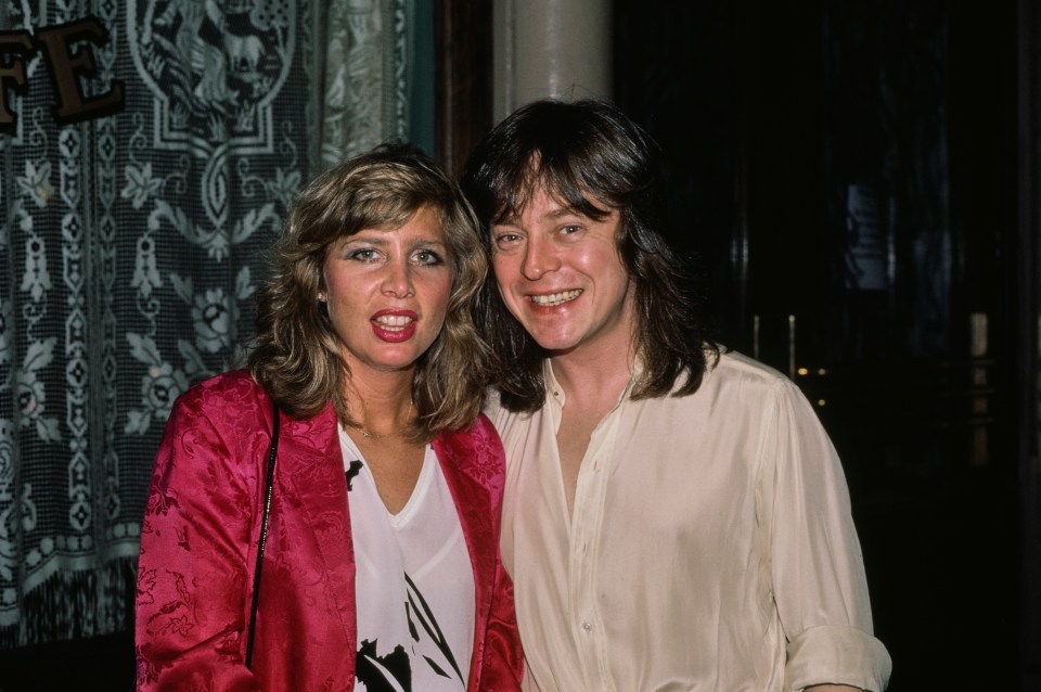 Rick Derringer and his wife Liz in the 1980s.