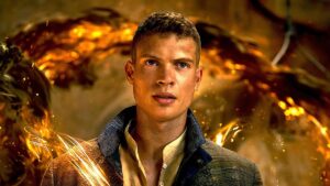 Josha Stradowski as Rand in The Wheel of Time season 3.
