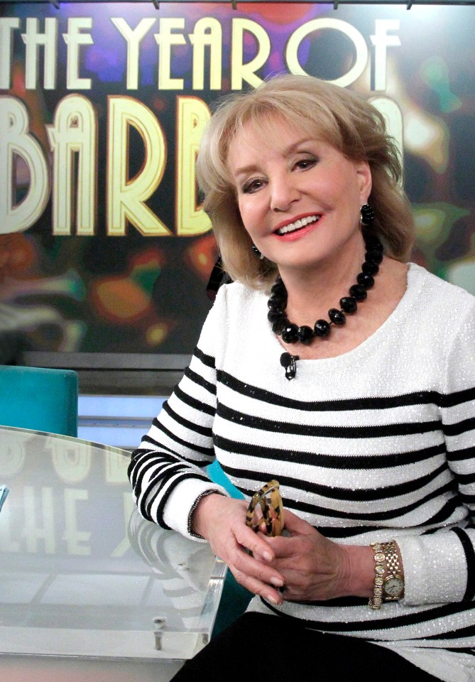 Barbara Walters on The View.