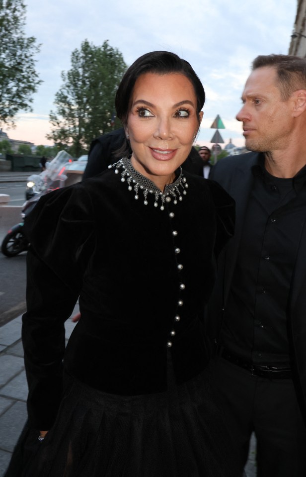 Kris Jenner in Paris.