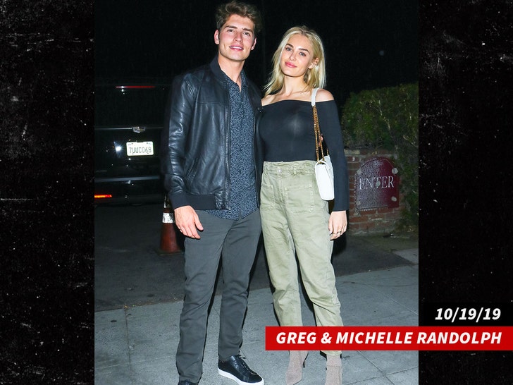 gregg sulkin and michelle randolph getty