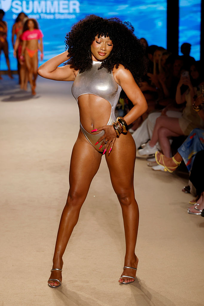 Hot Girl Summer by Megan Thee Stallion at Paraiso Miami Swim Week - Runway